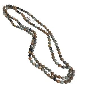 Striking multicolored bead necklace